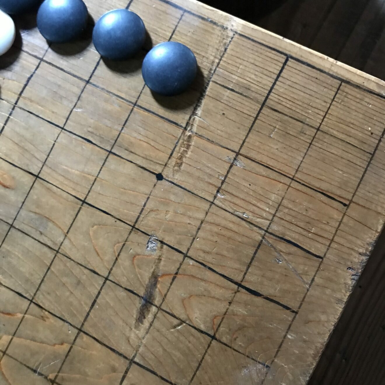Jeu De Go Ancien – Plateau Bois Complet – Roger J. Girault – Années 1950